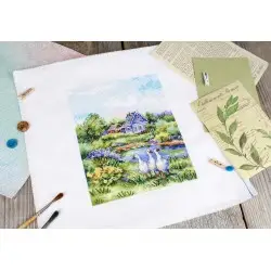 Cross stitch kit "Summer in the village" SNV-917