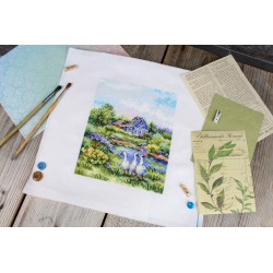 Cross stitch kit "Summer in the village" SNV-917