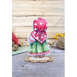 Cross stitch kit "Girl with a chicken" SR-1170