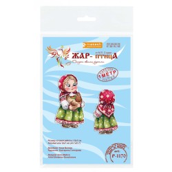 Cross stitch kit "Girl with a chicken" SR-1170