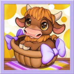 (SALE) Little bull 25x25 cm AZ-1887