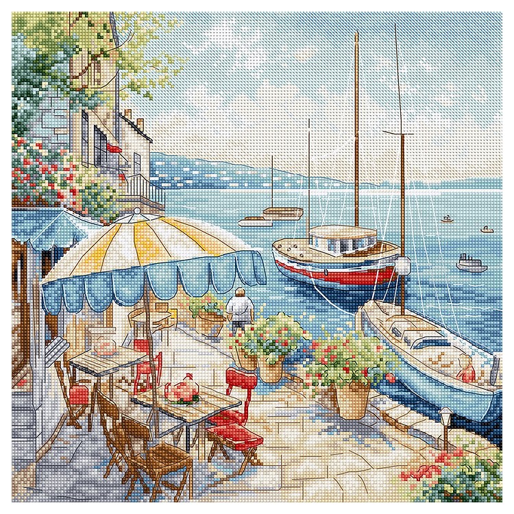 Seascape 26x26cm SLETIL9927