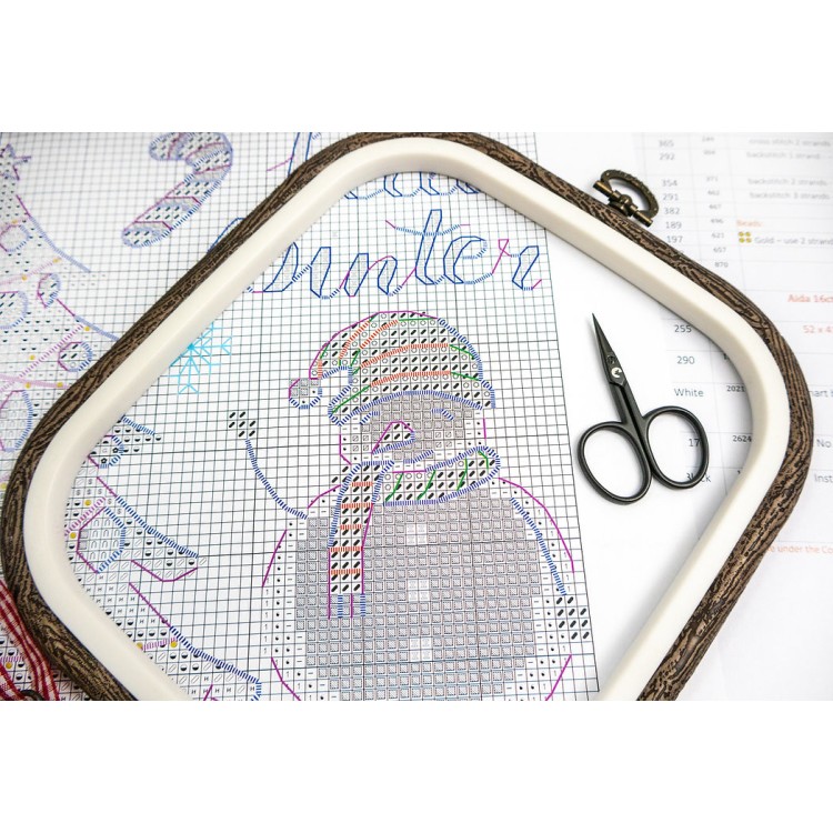 Christmas Sampler 38x27cm SLETIL9928