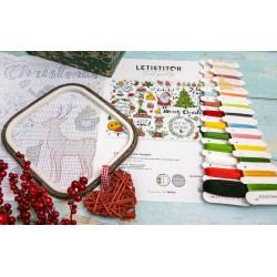 Christmas Sampler 38x27cm SLETIL9928