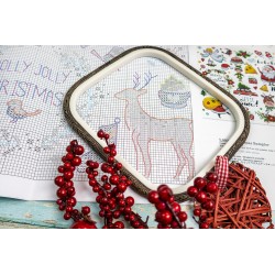 Christmas Sampler 38x27cm SLETIL9928