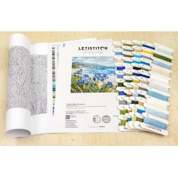 Blue Harmony 24x24cm SLETIL9934