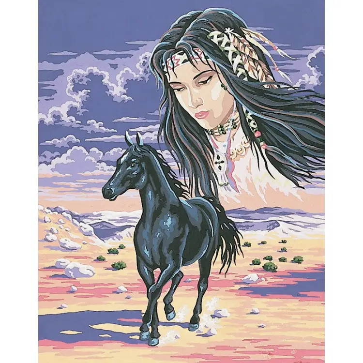 Printed Canvas 50x40 Indian Spirit CDA11453 Printed Canvas 50x40 Indian Spirit CDA11453