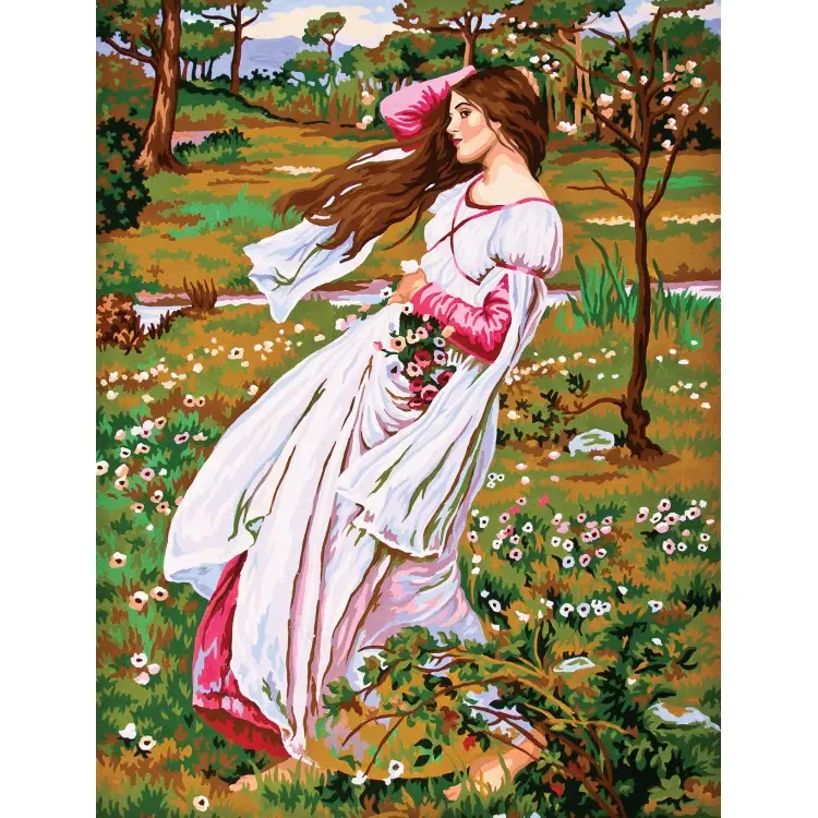 Printed Canvas 50x40 A Walk in the Wind CDA11498 Printed Canvas 50x40 A Walk in the Wind CDA11498