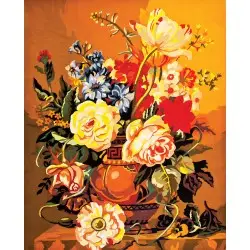 Printed Canvas 50x40 Mexican Floral CDA11518