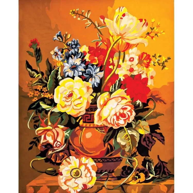 Printed Canvas 50x40 Mexican Floral CDA11518 Printed Canvas 50x40 Mexican Floral CDA11518