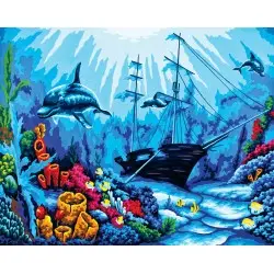 Printed Canvas 50x40 Shipwreck CDA11519