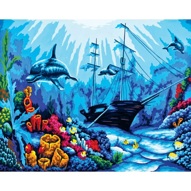 Printed Canvas 50x40 Shipwreck CDA11519 Printed Canvas 50x40 Shipwreck CDA11519