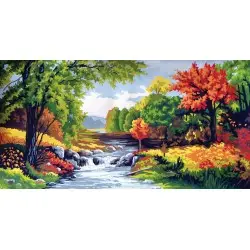 Printed Canvas 30x52 Autumn Time CDA11563