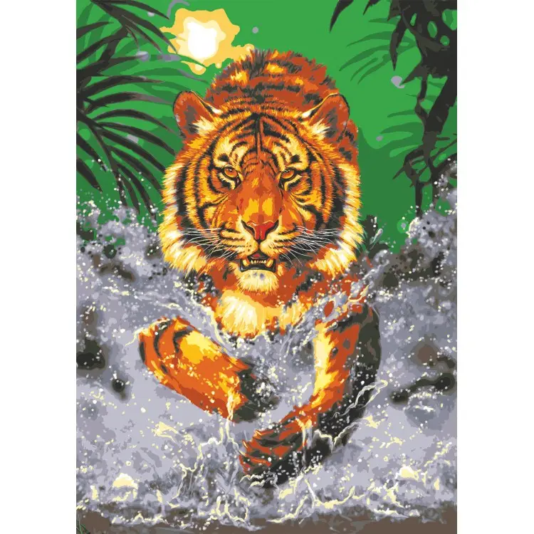 Printed Canvas 50x70 Water Tiger CDA12983 Printed Canvas 50x70 Water Tiger CDA12983