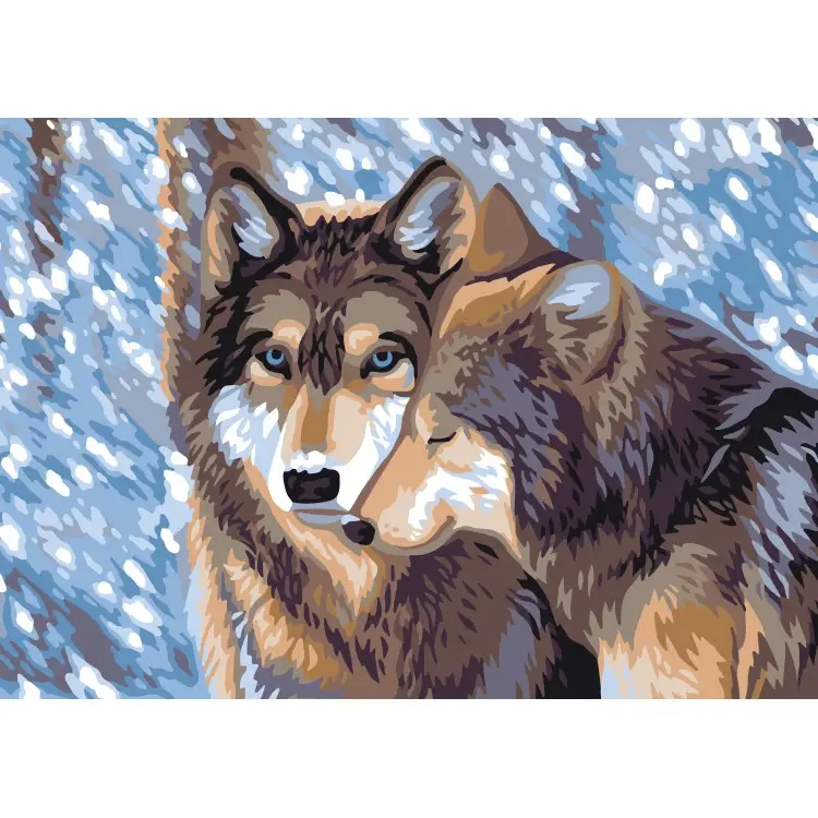 Printed Canvas 50x70 Wolves CDA12998
