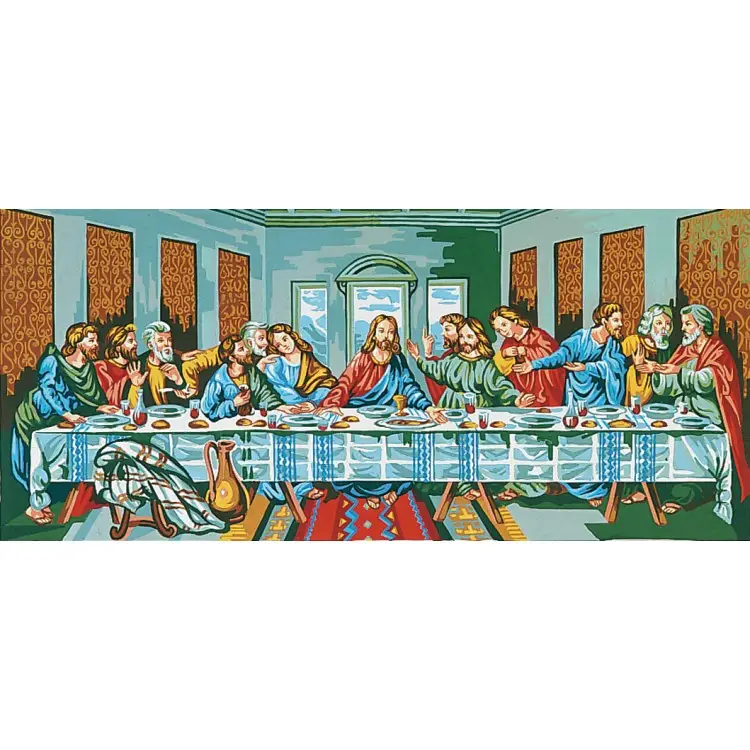 Printed Canvas 50x100 The Last Supper, D'Vinci CDA13901 Printed Canvas 50x100 The Last Supper, D'Vinci CDA13901