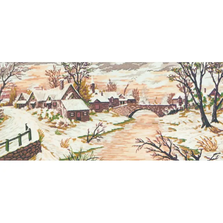 Printed Canvas 50x110 Snow Scene CDA13971 Printed Canvas 50x110 Snow Scene CDA13971