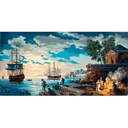 Printed Canvas 50x100 The Old Port CDA13978
