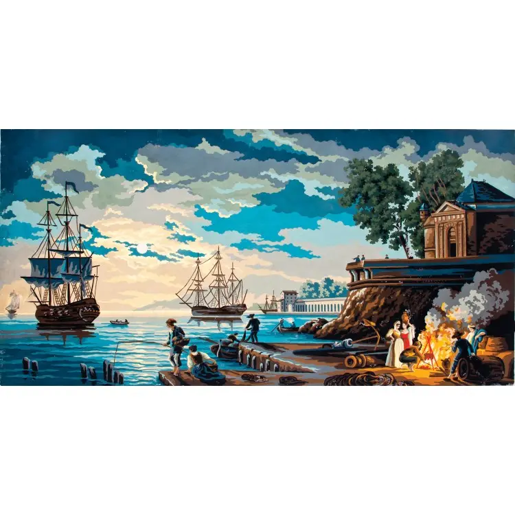 Printed Canvas 50x100 The Old Port CDA13978 Printed Canvas 50x100 The Old Port CDA13978