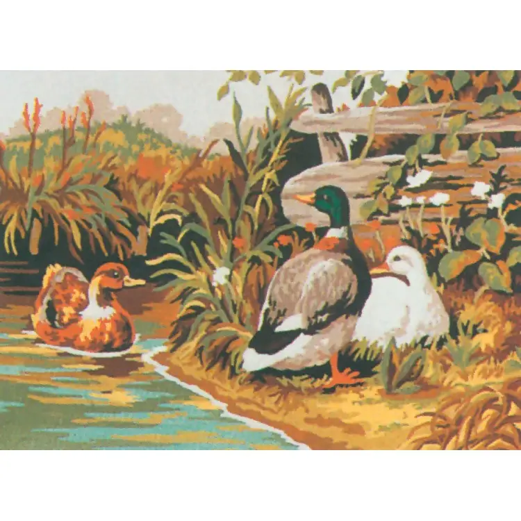 Printed Canvas 22x30 Ducks CDA6029 Printed Canvas 22x30 Ducks CDA6029