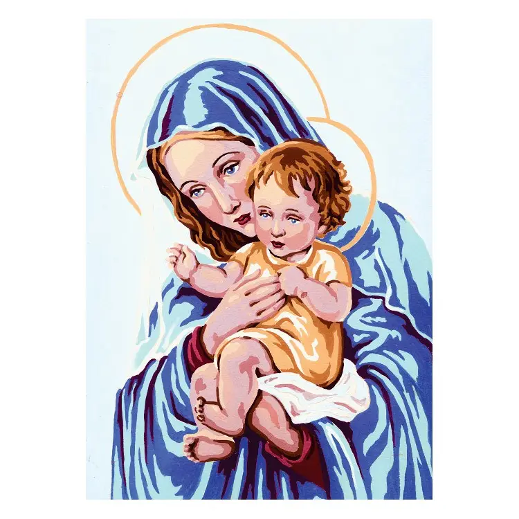 Printed Canvas 22x30 Madonna and Child CDA6224 Printed Canvas 22x30 Madonna and Child CDA6224