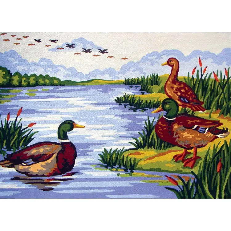 Printed Canvas 22x30 Mallard Lake CDA6237 Printed Canvas 22x30 Mallard Lake CDA6237