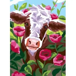 Printed Canvas 22x30 Cow CDA6286