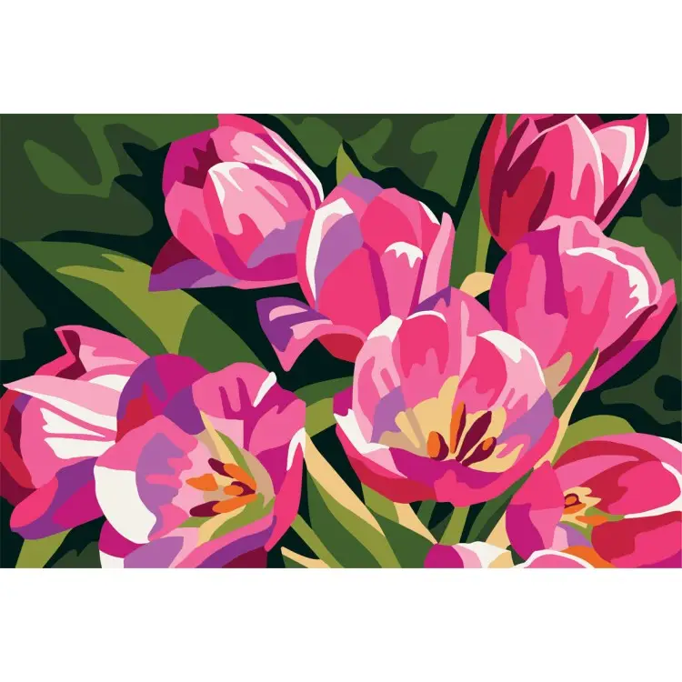 Printed Canvas 20x30 Wild Flowers CDA6289 Printed Canvas 20x30 Wild Flowers CDA6289