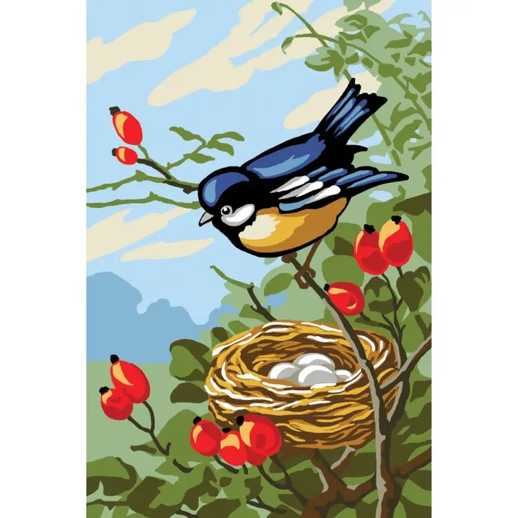 Printed Canvas 20x30 Bird with nest CDA6290 Printed Canvas 20x30 Bird with nest CDA6290