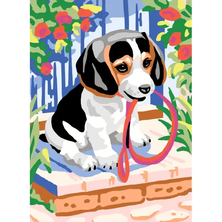 Printed Canvas 22x30 Puppy CDA6309 Printed Canvas 22x30 Puppy CDA6309