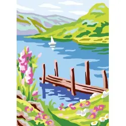 Printed Canvas 22x30 Lake CDA6311