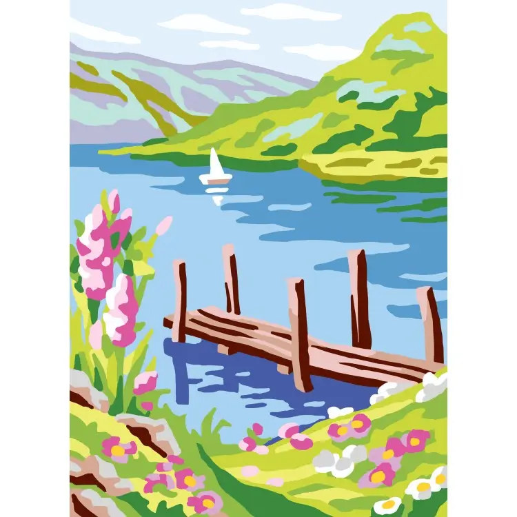 Printed Canvas 22x30 Lake CDA6311 Printed Canvas 22x30 Lake CDA6311