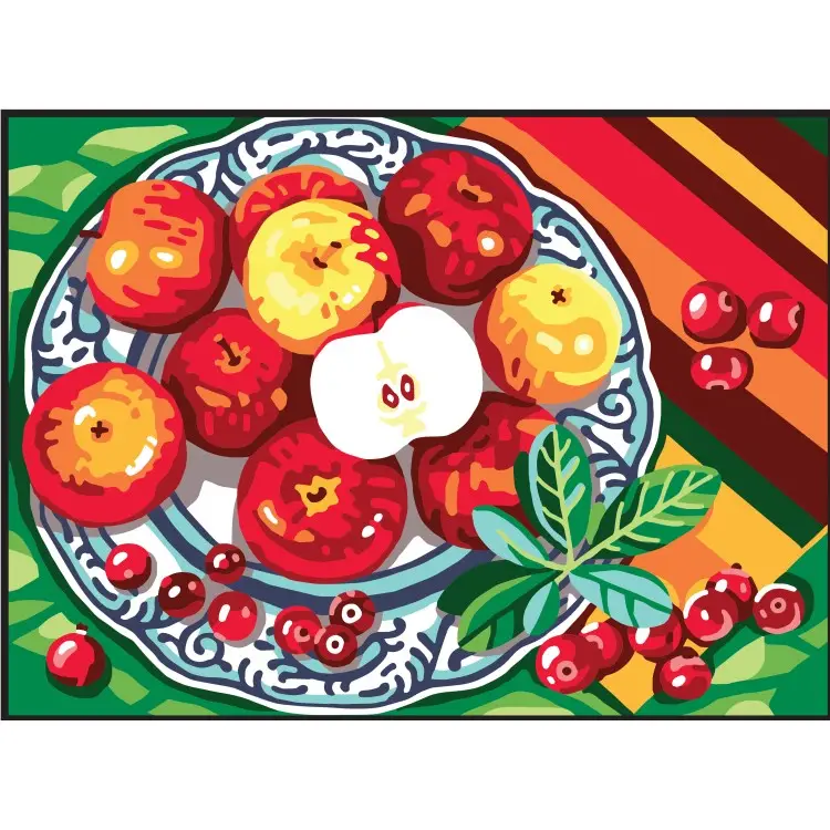 Printed Canvas 22x30 Apples CDA6314 Printed Canvas 22x30 Apples CDA6314