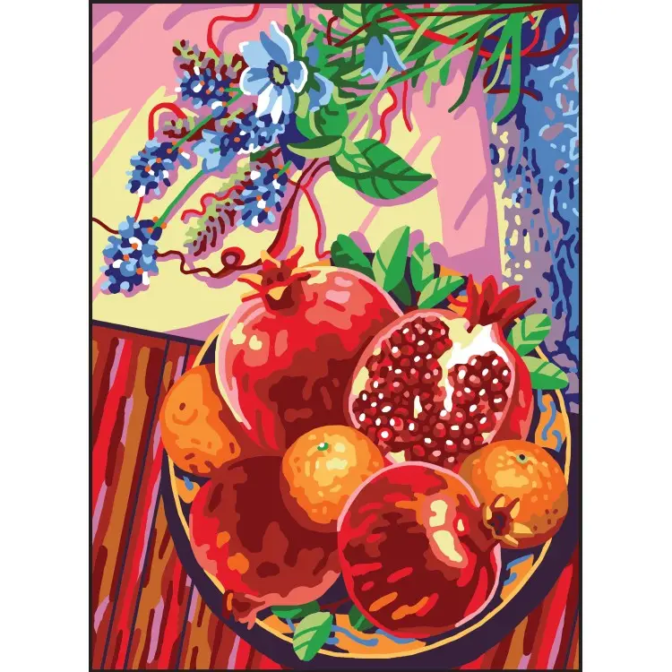 Printed Canvas 22x30 Pomegranates CDA6315 Printed Canvas 22x30 Pomegranates CDA6315