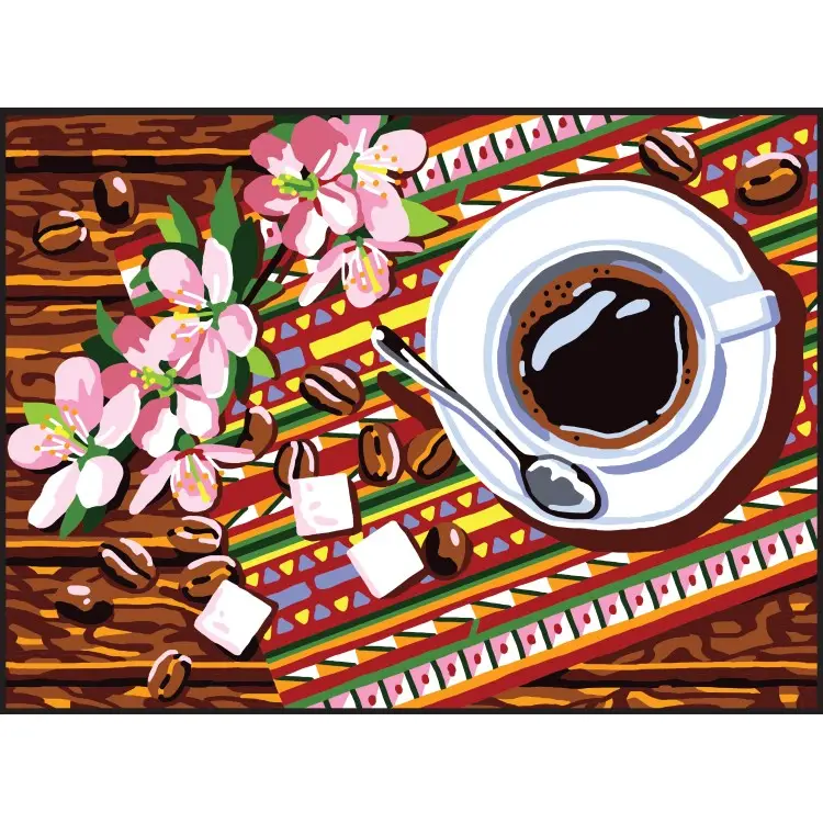 Printed Canvas 22x30 Coffee CDA6316 Printed Canvas 22x30 Coffee CDA6316