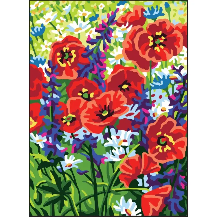 Printed Canvas 22x30 Poppies CDA6319 Printed Canvas 22x30 Poppies CDA6319