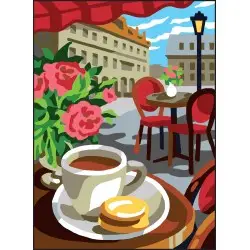 Printed Canvas 22x30 Cafe CDA6321