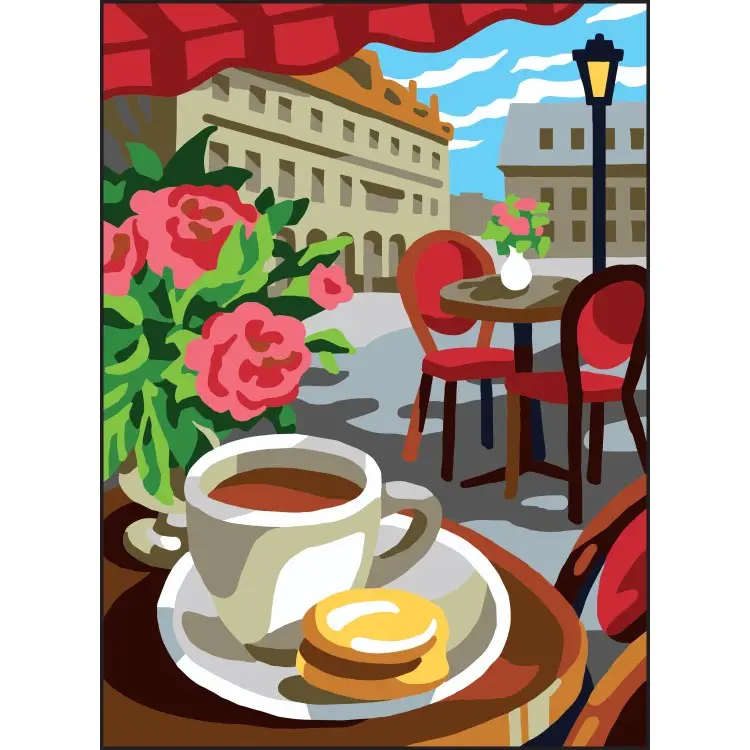 Printed Canvas 22x30 Cafe CDA6321 Printed Canvas 22x30 Cafe CDA6321