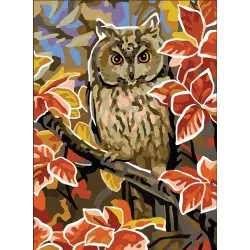 Printed Canvas 22x30 Owl CDA6327