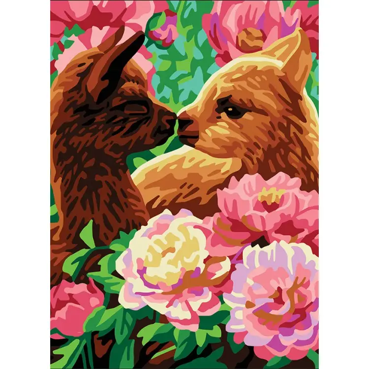 Printed Canvas 22x30 Lamas CDA6331 Printed Canvas 22x30 Lamas CDA6331