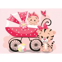 Printed Canvas 22x30 It's a girl! CDA6332