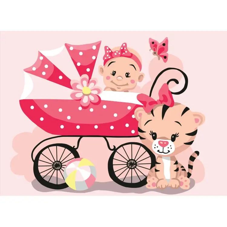 Printed Canvas 22x30 It's a girl! CDA6332 Printed Canvas 22x30 It's a girl! CDA6332