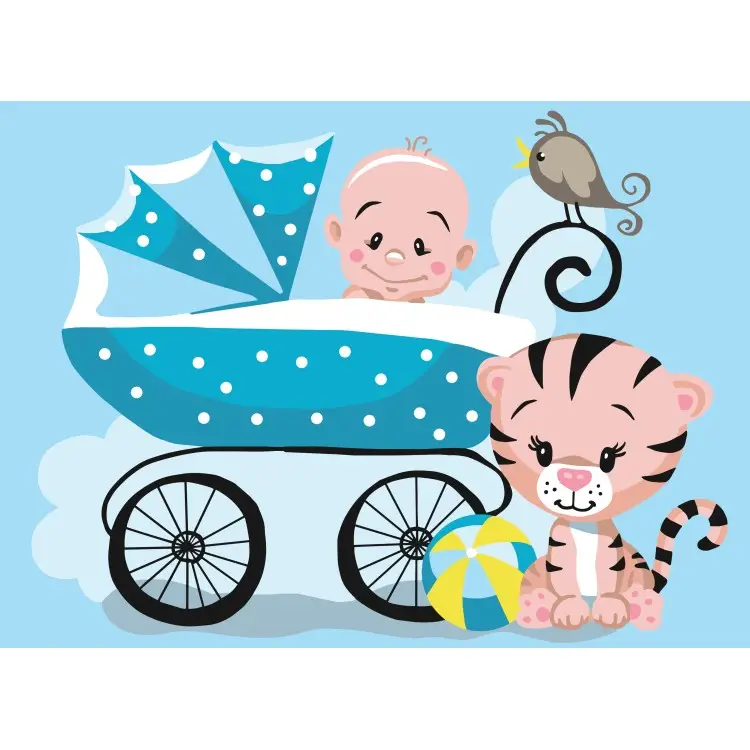 Printed Canvas 22x30 It's a boy! CDA6333 Printed Canvas 22x30 It's a boy! CDA6333