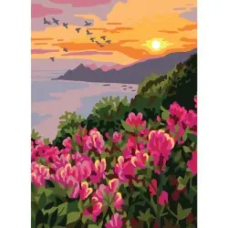 Printed Canvas 22x30 Sea sunset CDA6338