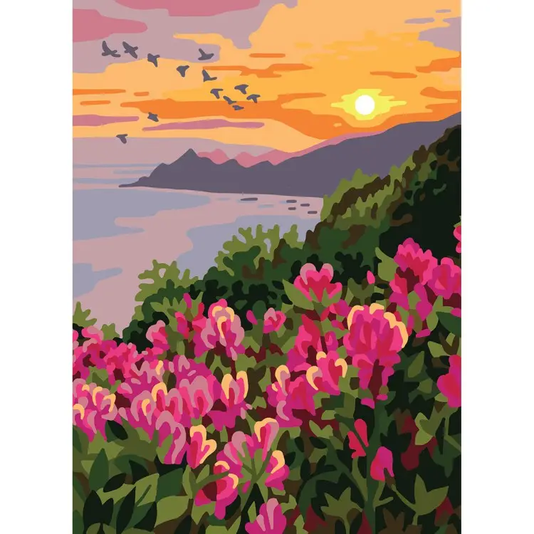 Printed Canvas 22x30 Sea sunset CDA6338 Printed Canvas 22x30 Sea sunset CDA6338