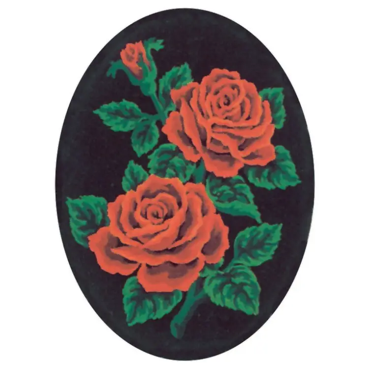Printed Canvas 18x24 Roses, Oval CDA7013 Printed Canvas 18x24 Roses, Oval CDA7013
