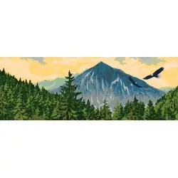 Printed Canvas 35x80 Eagles CDA9010W