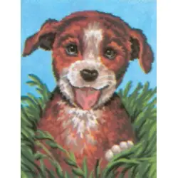 Printed Canvas 14x18 Puppy CDA3080