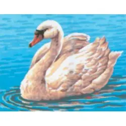 Printed Canvas 14x18 Swan CDA3094
