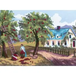 Printed Canvas 14x18 Apple Harvest CDA3210